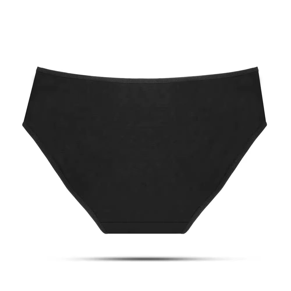 2021 Geometric Plaid Organic Period Panties plus Size Custom Bamboo Fabric Menstrual Period Underwear for Girls